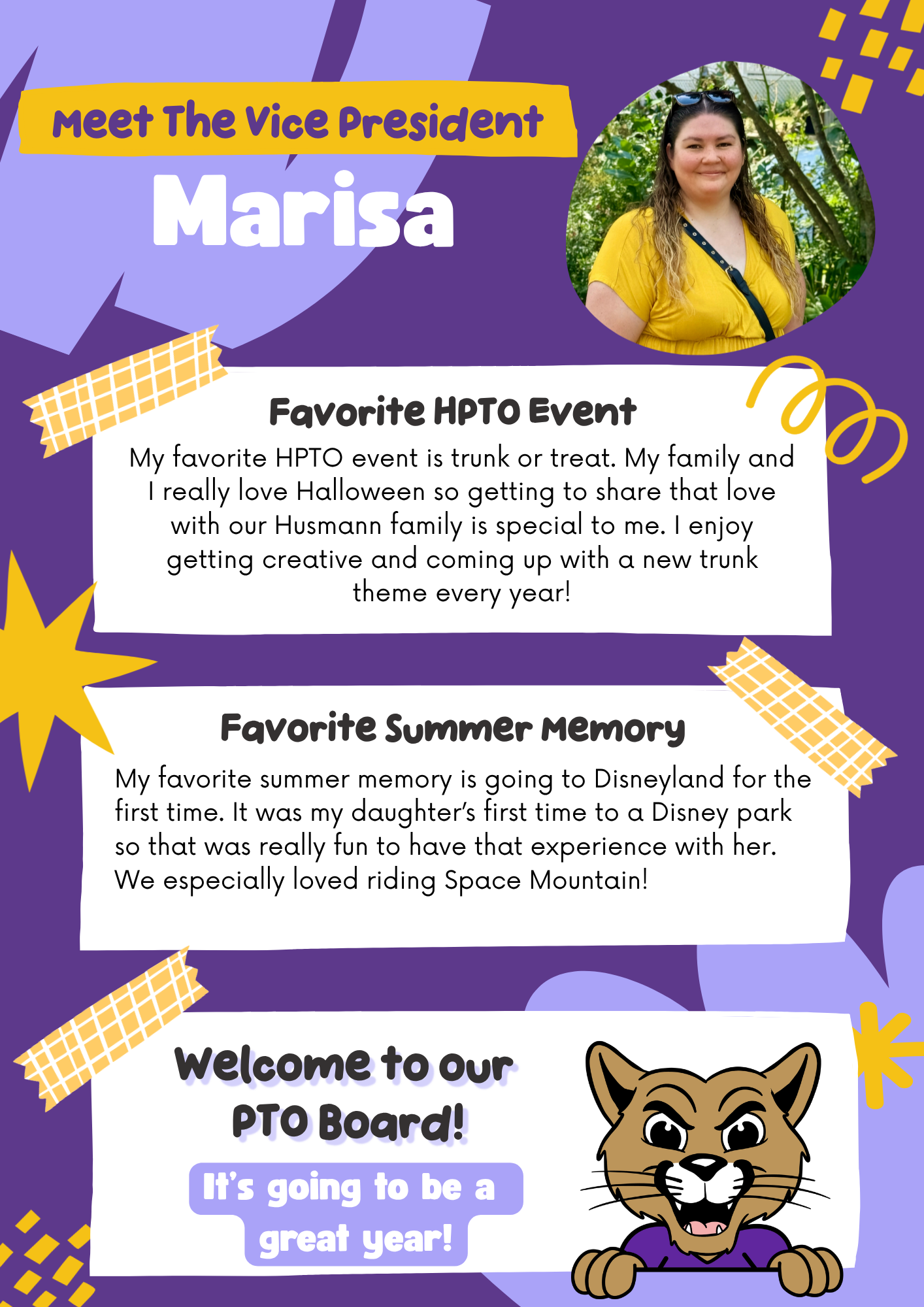 Marisa, PTO Vice President
